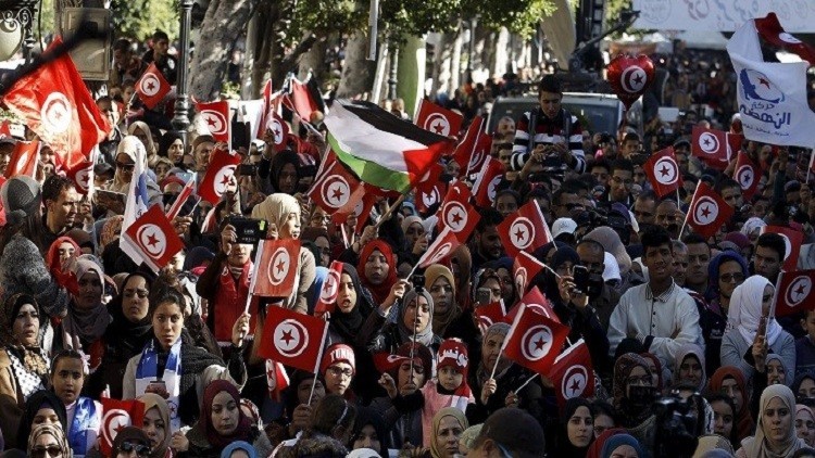 تظاهرات مطالبة بفرص عمل وتنمية في تونس