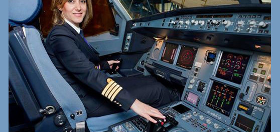 رولا حطيط المرأة الوحيدة في لبنان التي تقود طائرة