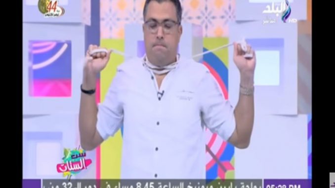 بالفيديو.. ساحر لبناني “يقطع عنقه” على الهواء مباشرة!