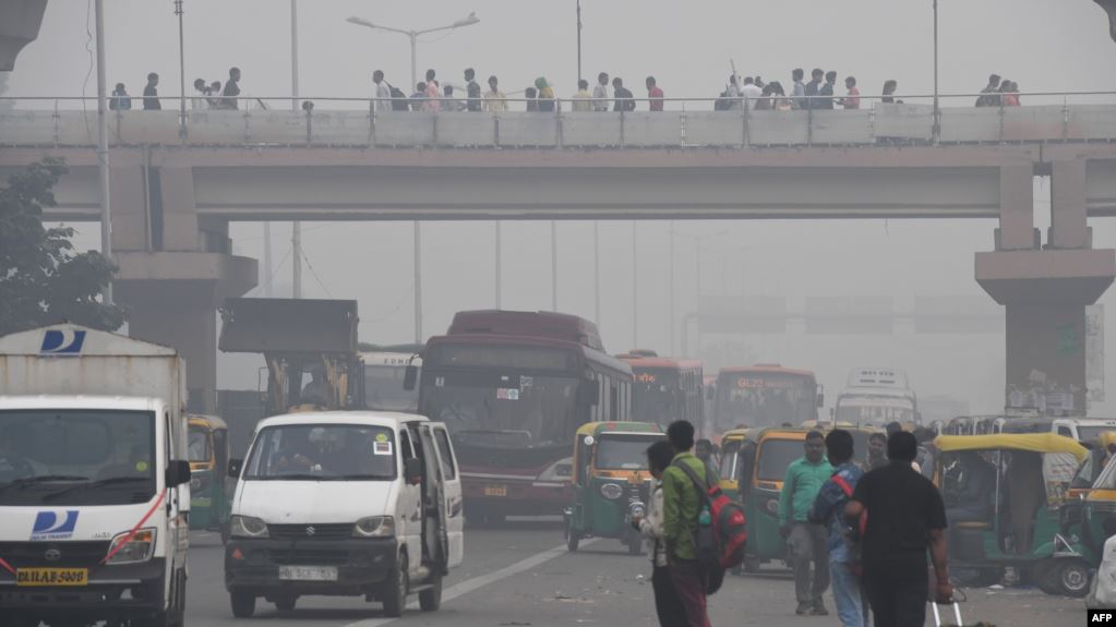 هبات النسيم تخفف التلوث بعض الشيء في العاصمة الهندية