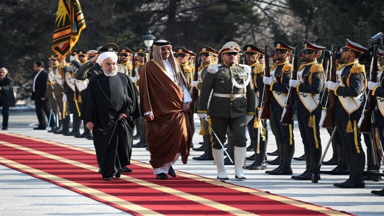 أمير قطر يزور إيران