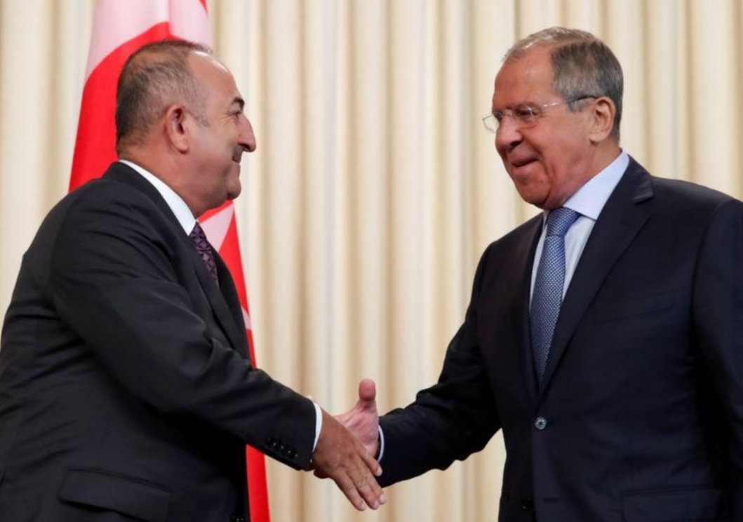 وزيرا خارجية روسيا وتركيا يؤيدان وقف إطلاق النار في ليبيا