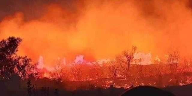النيران تحاصر عدداً من القرى في سوريا
