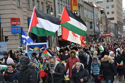 57 هيئة فلسطينية من أميركا وكندا: نشهد شجاعة الشعب الفلسطيني